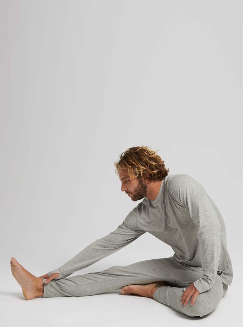 Sous-couches Burton Midweight Base Layer Crewneck Homme Grise | 347156-CGJ