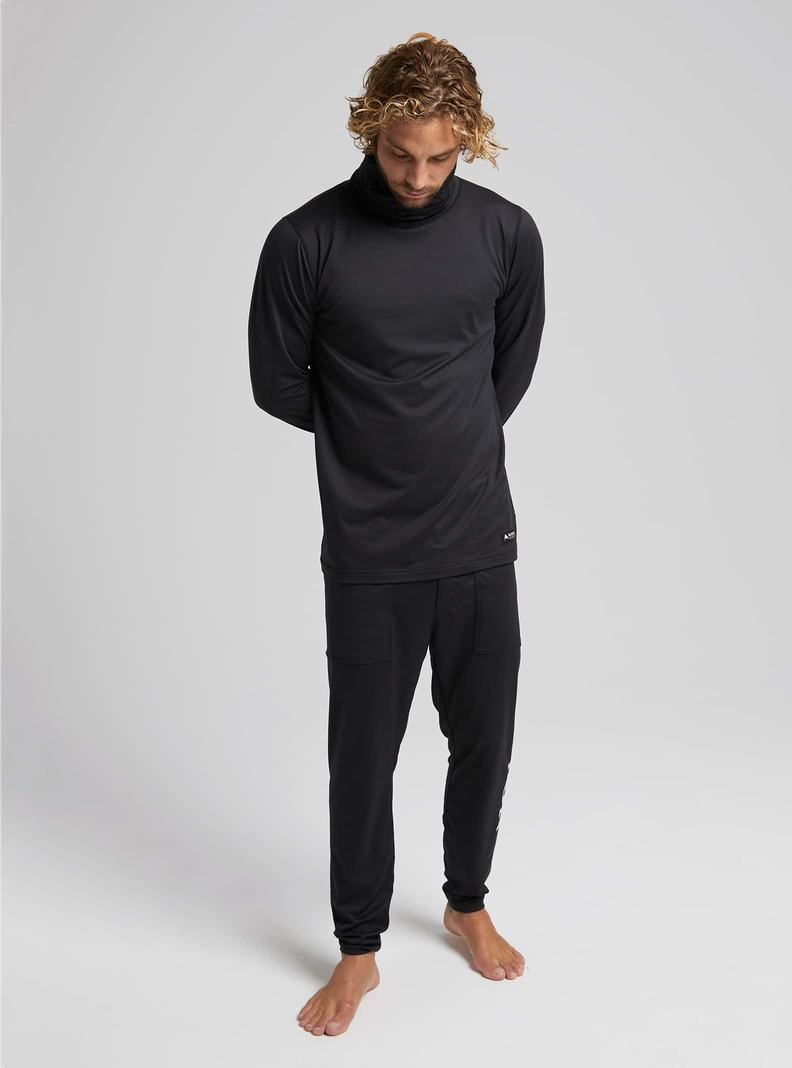 Sous-couches Burton Midweight Base Layer Long Neck Shirt Homme Noir | 386245-GXS