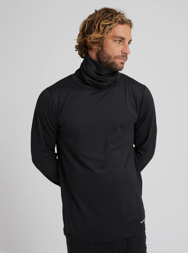 Sous-couches Burton Midweight Base Layer Long Neck Shirt Homme Noir | 386245-GXS