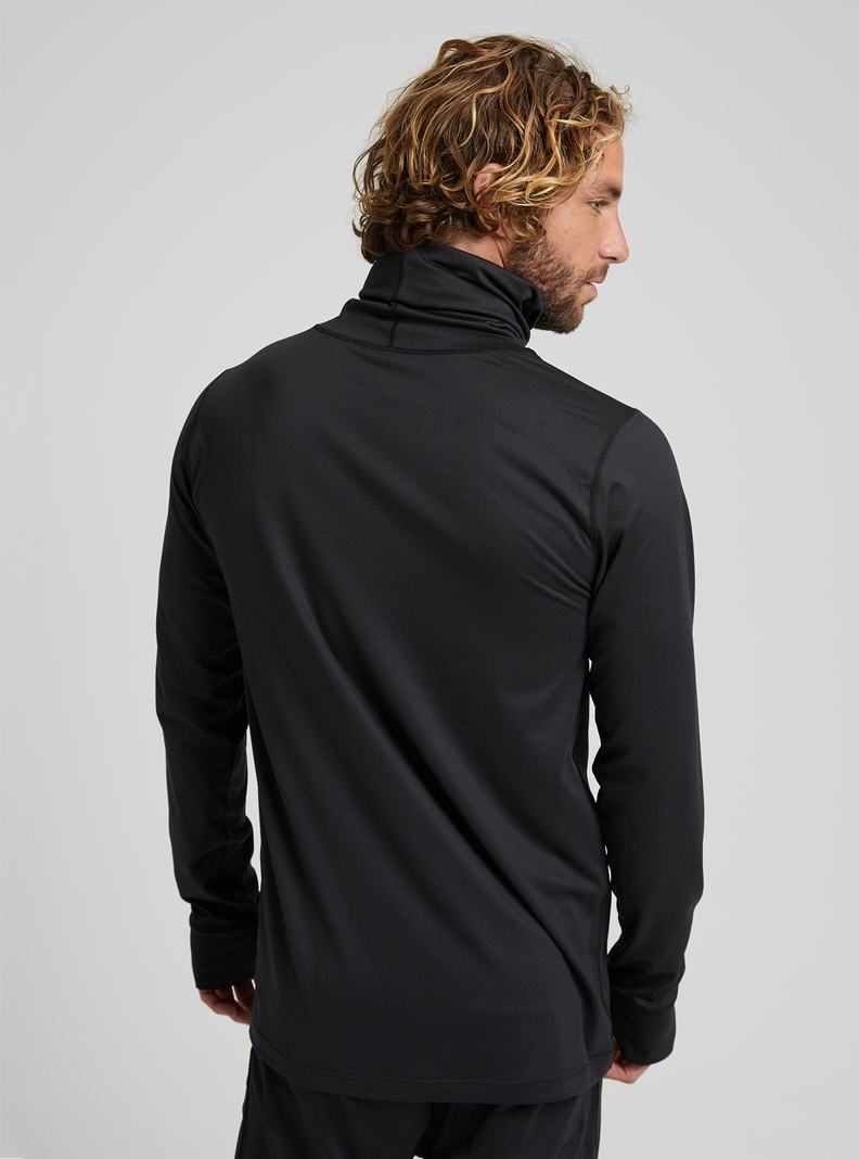 Sous-couches Burton Midweight Base Layer Long Neck Shirt Homme Noir | 386245-GXS