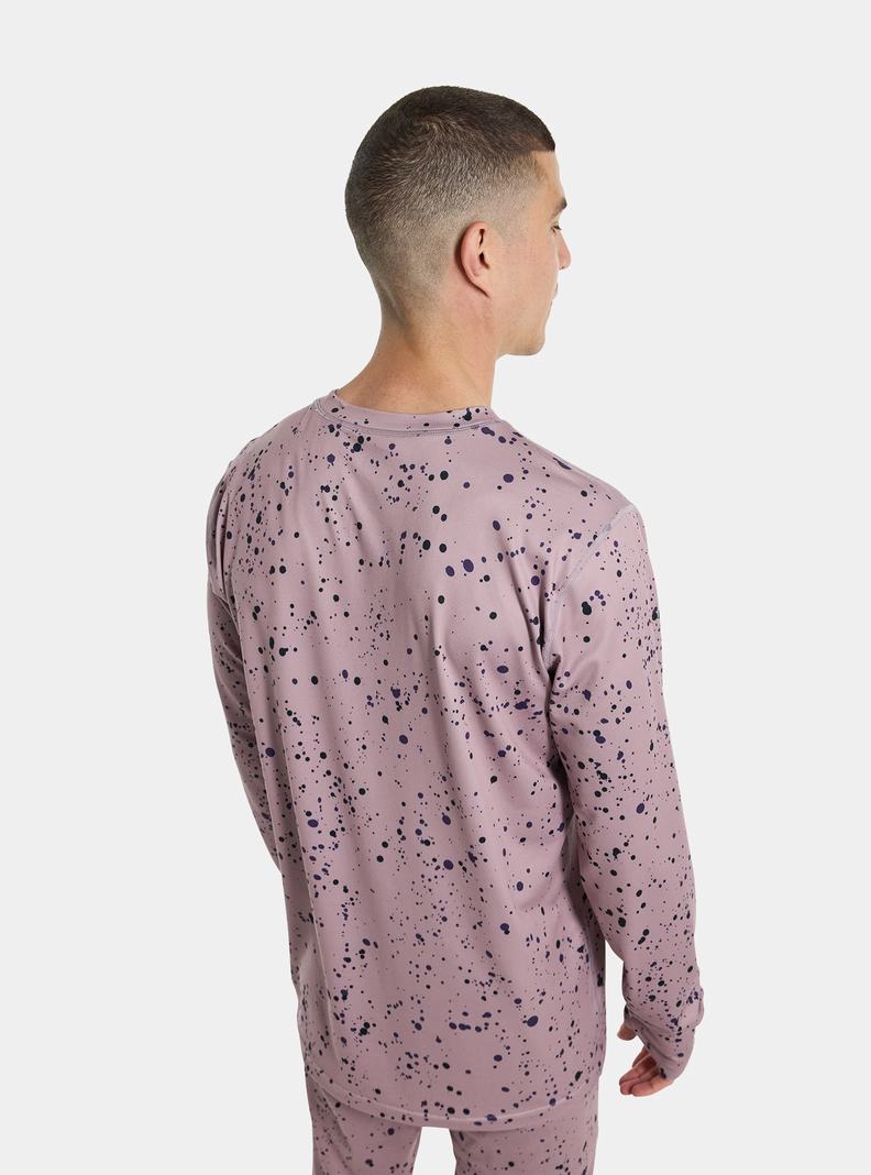 Sous-couches Burton Midweight Base Layer Crewneck Homme Violette | 495083-FGC