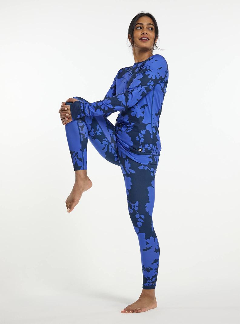 Sous-couches Burton Midweight Base Layer Pants Femme Bleu | 586391-LWV