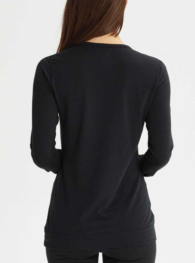Sous-couches Burton Midweight Base Layer Crewneck Femme Noir | 867095-LIK