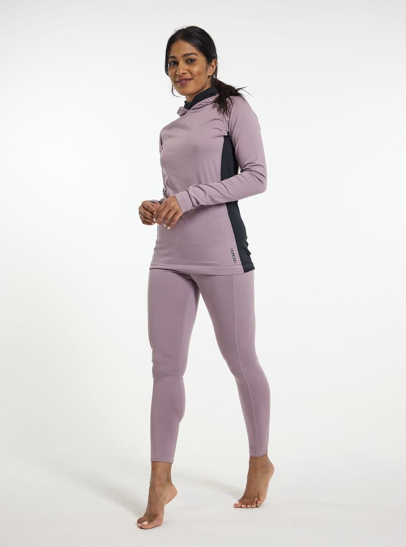 Sous-couches Burton Midweight X Base Layer Pants Femme Lavande | 149587-NOF