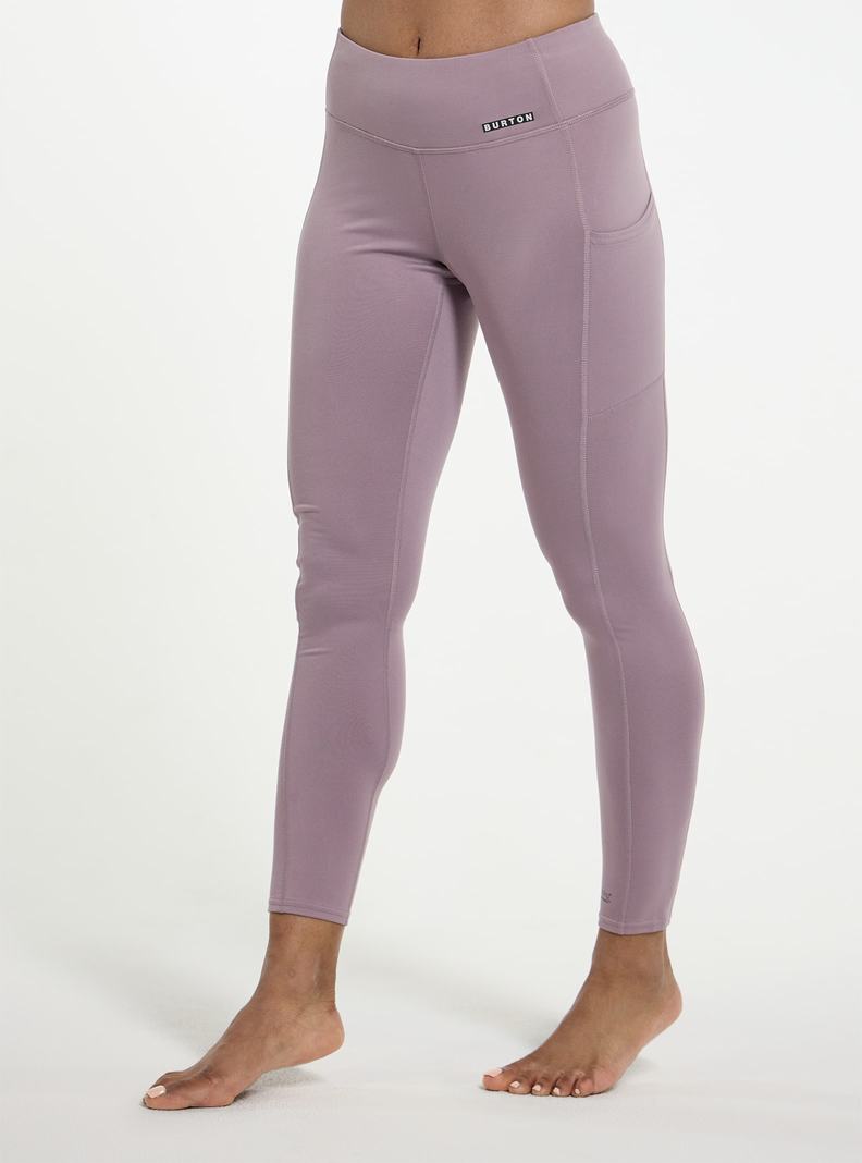 Sous-couches Burton Midweight X Base Layer Pants Femme Lavande | 149587-NOF