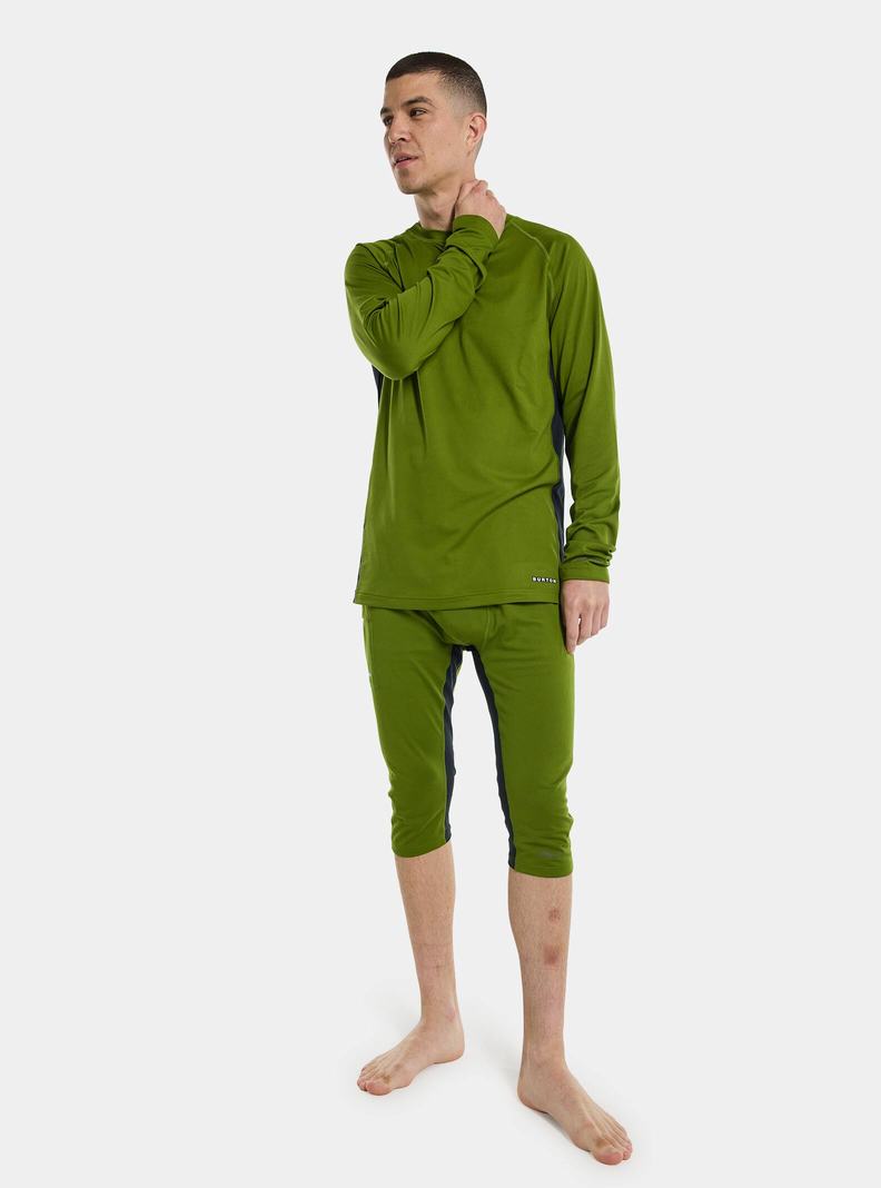 Sous-couches Burton Midweight X Base Layer Three-Quarter Boot Pants Homme Vert | 526891-CGW