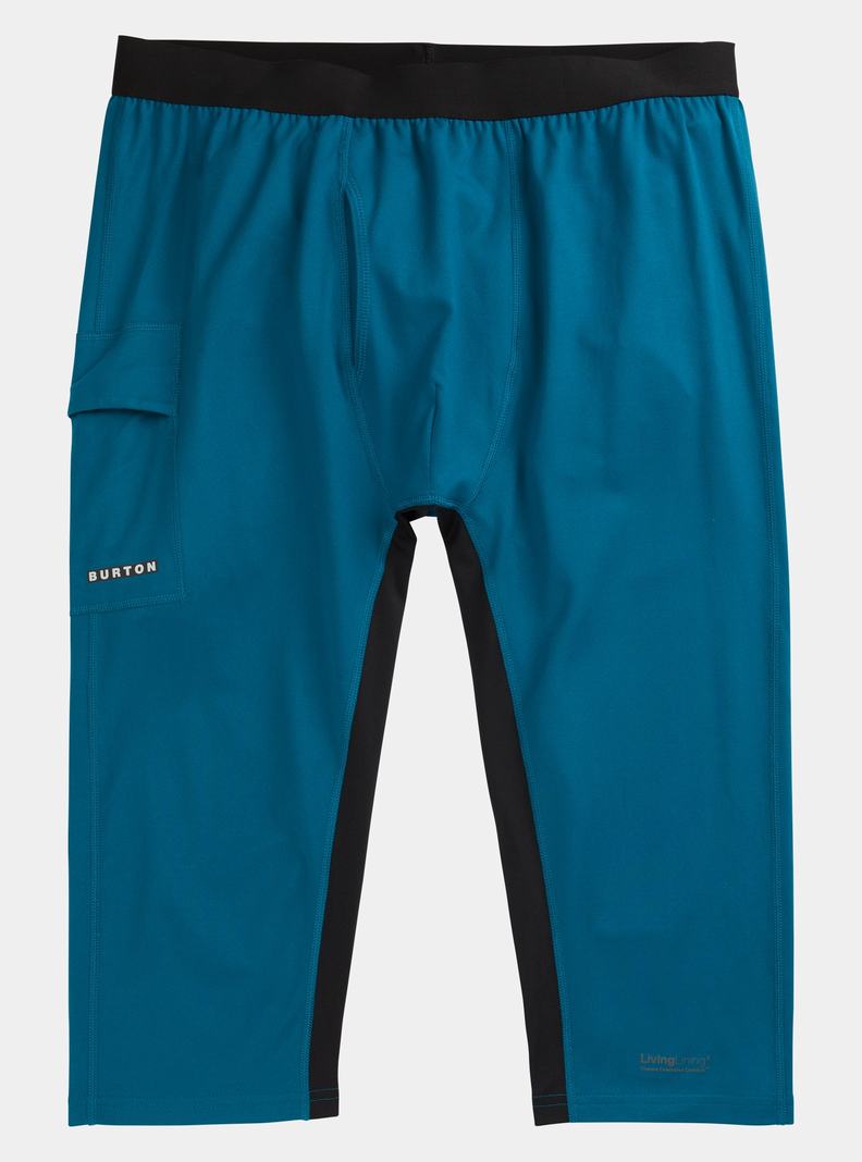 Sous-couches Burton Midweight X Base Layer Three-Quarter Boot Pants Homme Bleu | 796213-IJA