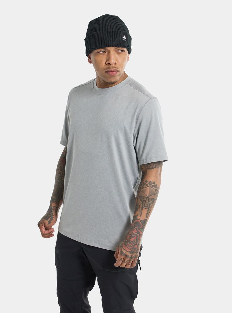 Sous-couches Burton Multipath Essential Tech Corta Sleeve Homme Grise | 059341-GIB