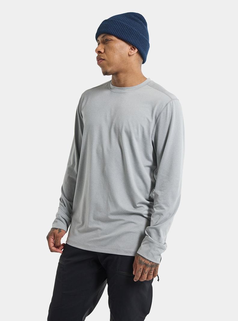 Sous-couches Burton Multipath Essential Tech Long Sleeve Homme Grise | 064832-ISD