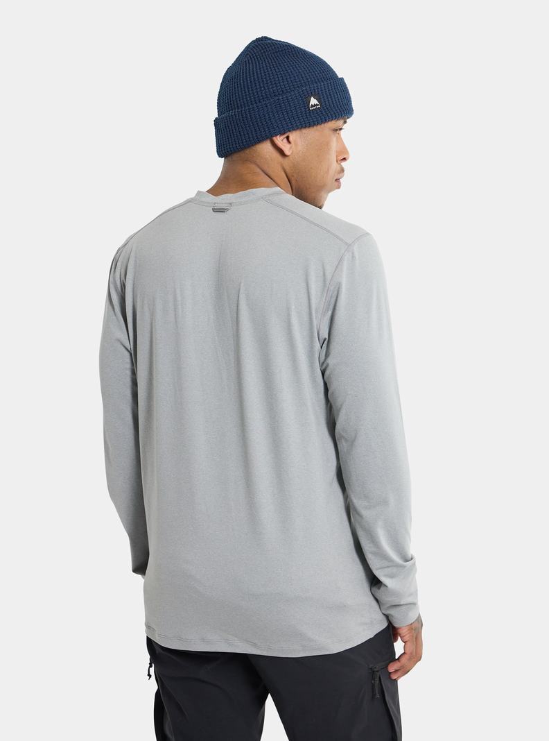 Sous-couches Burton Multipath Essential Tech Long Sleeve Homme Grise | 064832-ISD