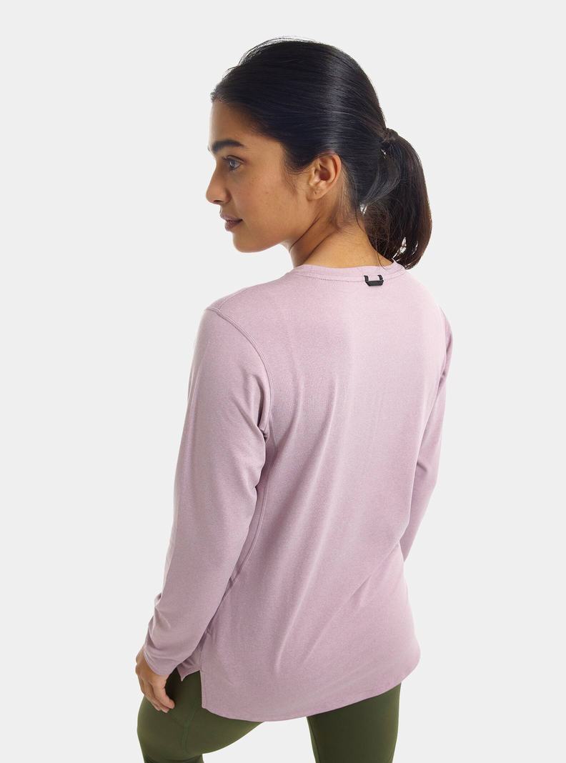 Sous-couches Burton Multipath Essential Tech Long Sleeve Femme Violette | 249613-SNP