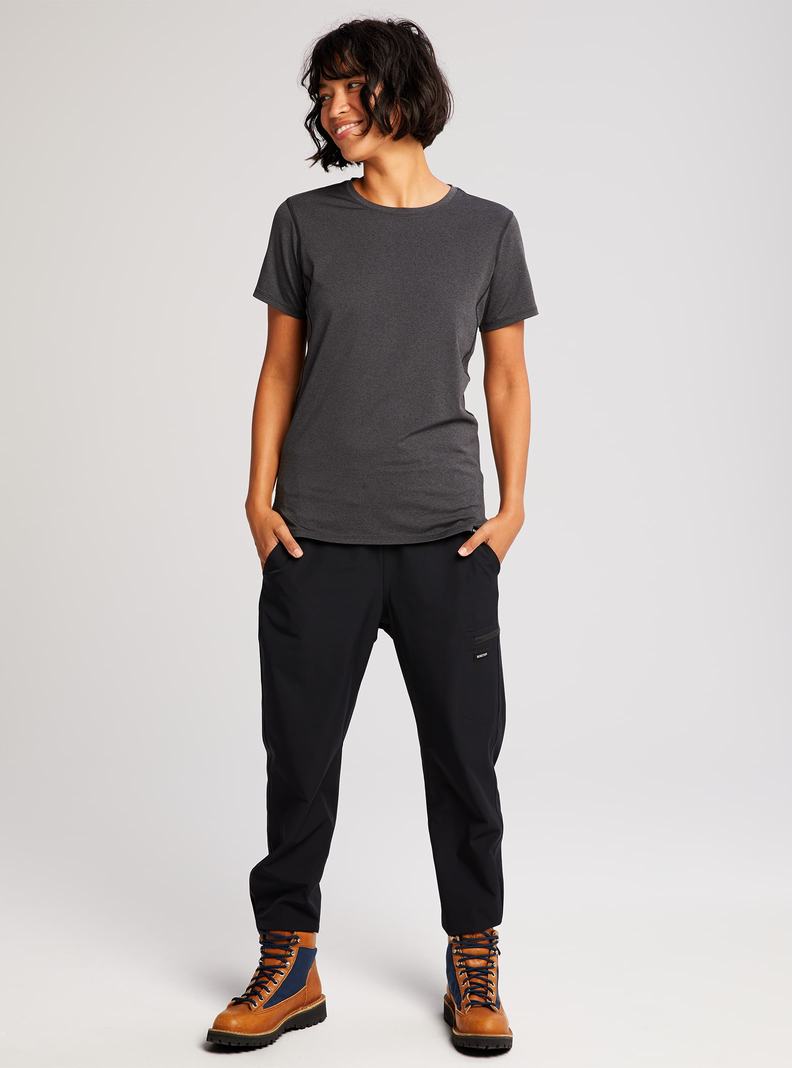 Sous-couches Burton Multipath Essential Tech Corta Sleeve Femme Noir | 405283-JKB