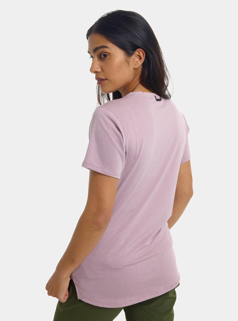 Sous-couches Burton Multipath Essential Tech Corta Sleeve Femme Lavande | 534270-LTF