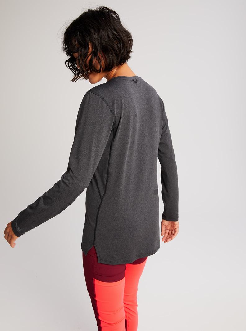 Sous-couches Burton Multipath Essential Tech Long Sleeve Femme Noir | 735248-ZVM
