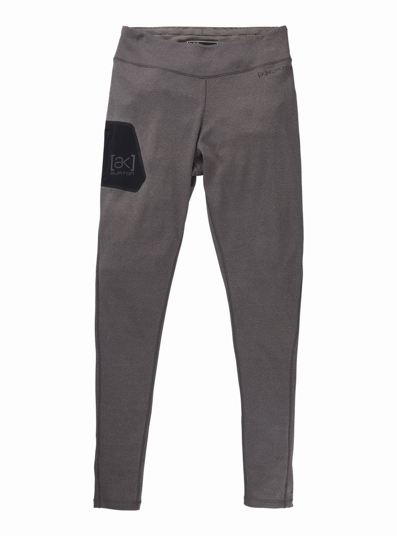 Sous-couches Burton [ak] Baker Power Laine™ Femme Grise Foncé | 379268-NCR