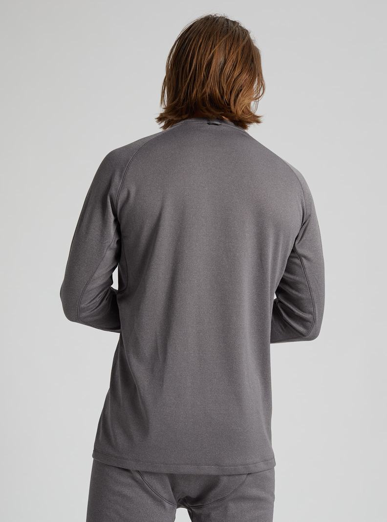 Sous-couches Burton [ak] Baker Power Laine™ Crewneck Homme Grise Foncé | 698731-LOY