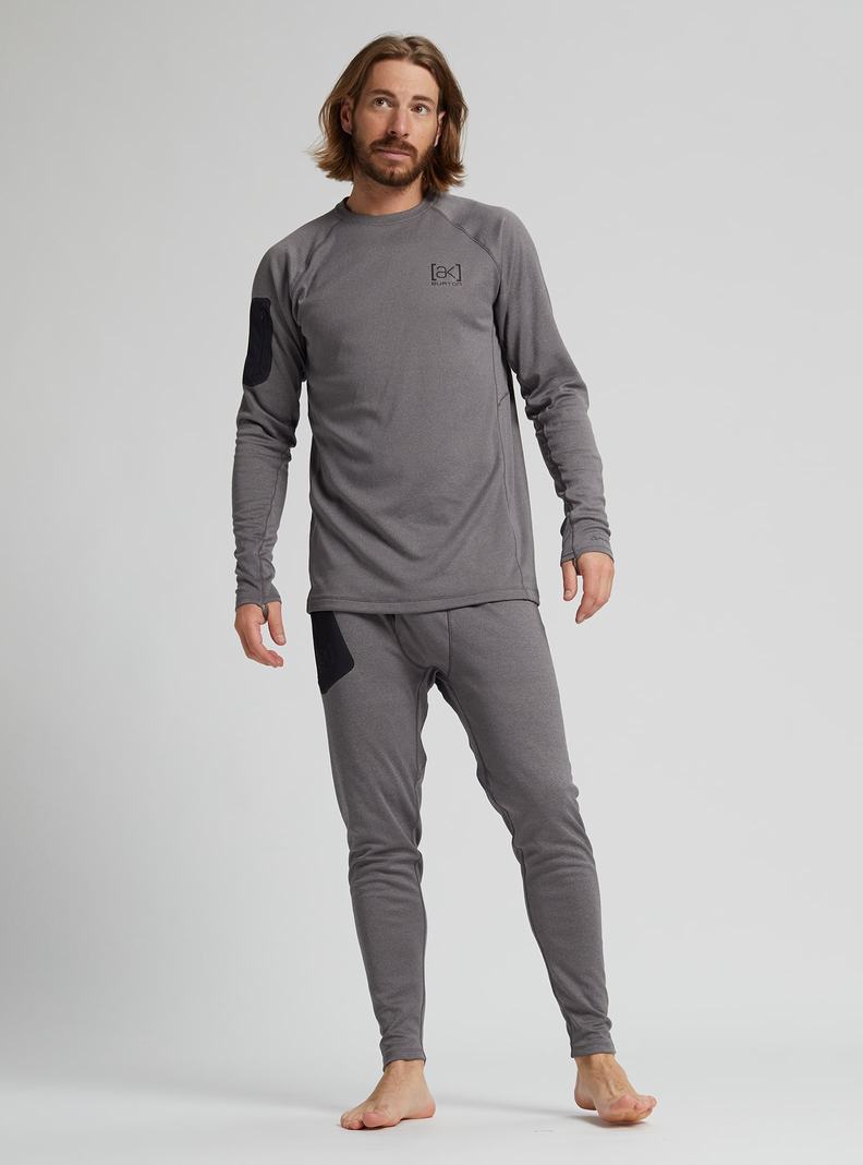 Sous-couches Burton [ak] Baker Power Laine™ Homme Grise Foncé | 839125-KFT