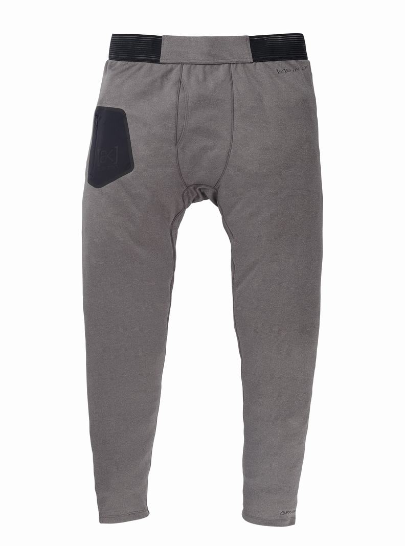 Sous-couches Burton [ak] Baker Power Laine™ Homme Grise Foncé | 839125-KFT