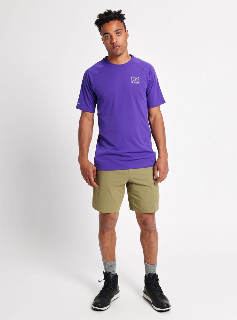 Sous-couches Burton [ak] Helium Power Dry Corta Sleeve Homme Violette | 294165-WIF
