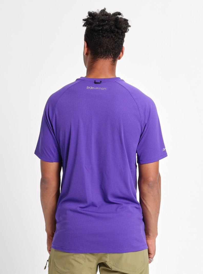 Sous-couches Burton [ak] Helium Power Dry Corta Sleeve Homme Violette | 294165-WIF