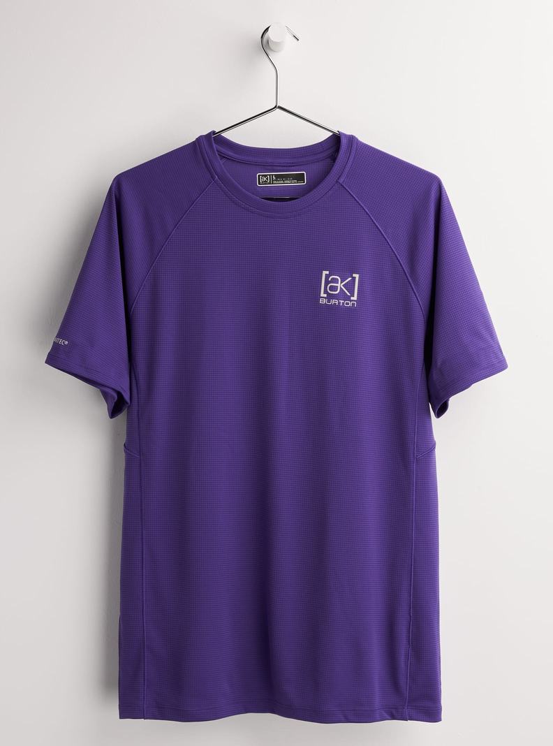Sous-couches Burton [ak] Helium Power Dry Corta Sleeve Homme Violette | 294165-WIF