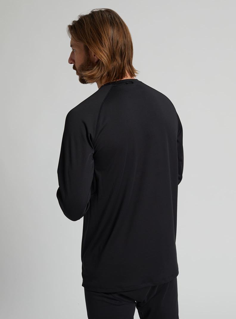Sous-couches Burton [ak] Helium Power Grid™ Crewneck Homme Noir | 517460-XZD