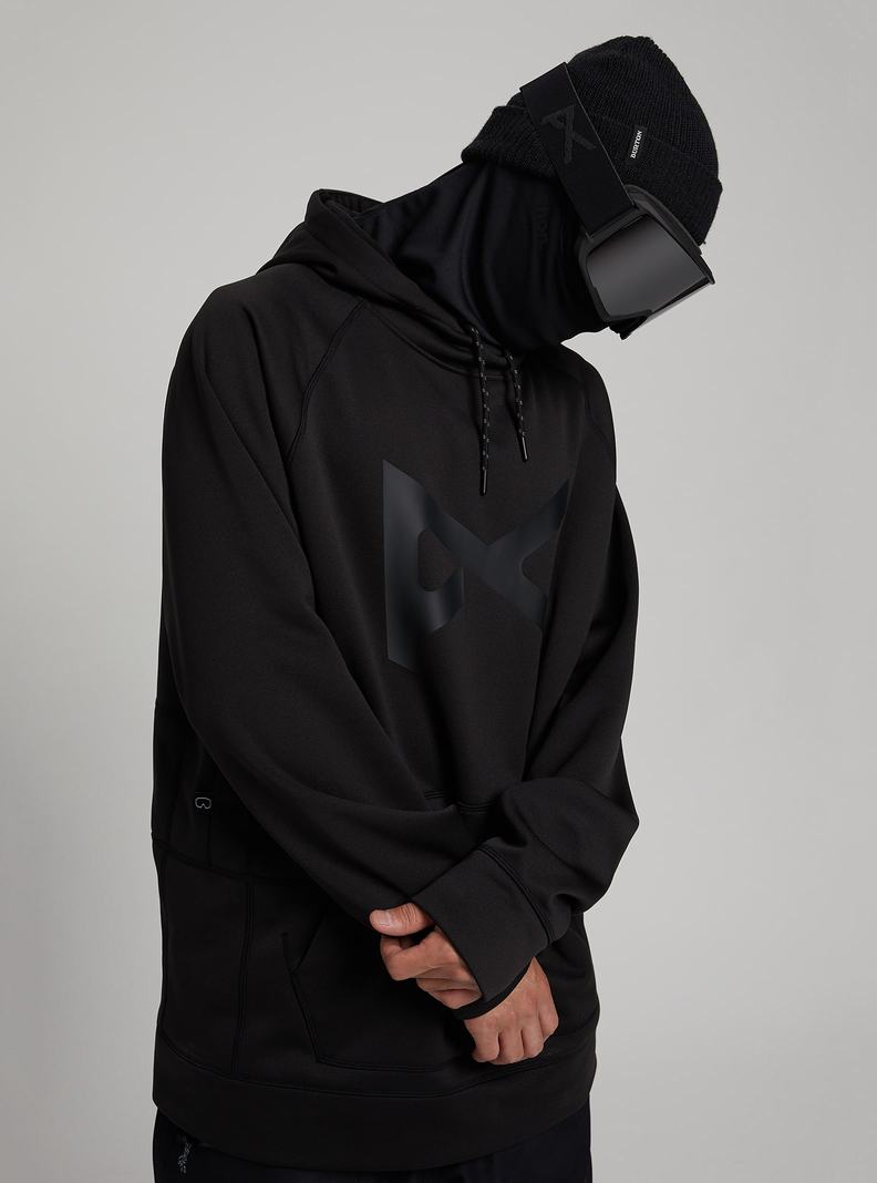 Sweat à capuche Burton Anon MFI® Pullover Homme Noir | 574102-UDR