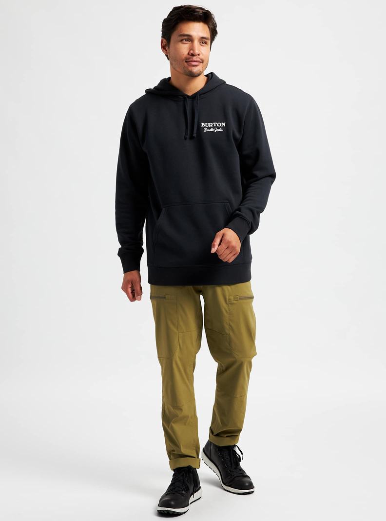Sweat à capuche Burton Durable Goods Pullover Homme Noir | 503764-UVB