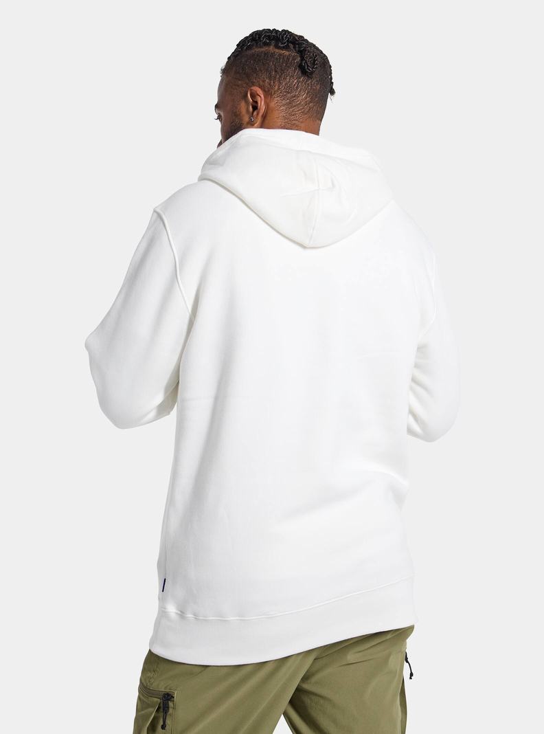 Sweat à capuche Burton Mountain Pullover Homme Blanche | 190785-WYD