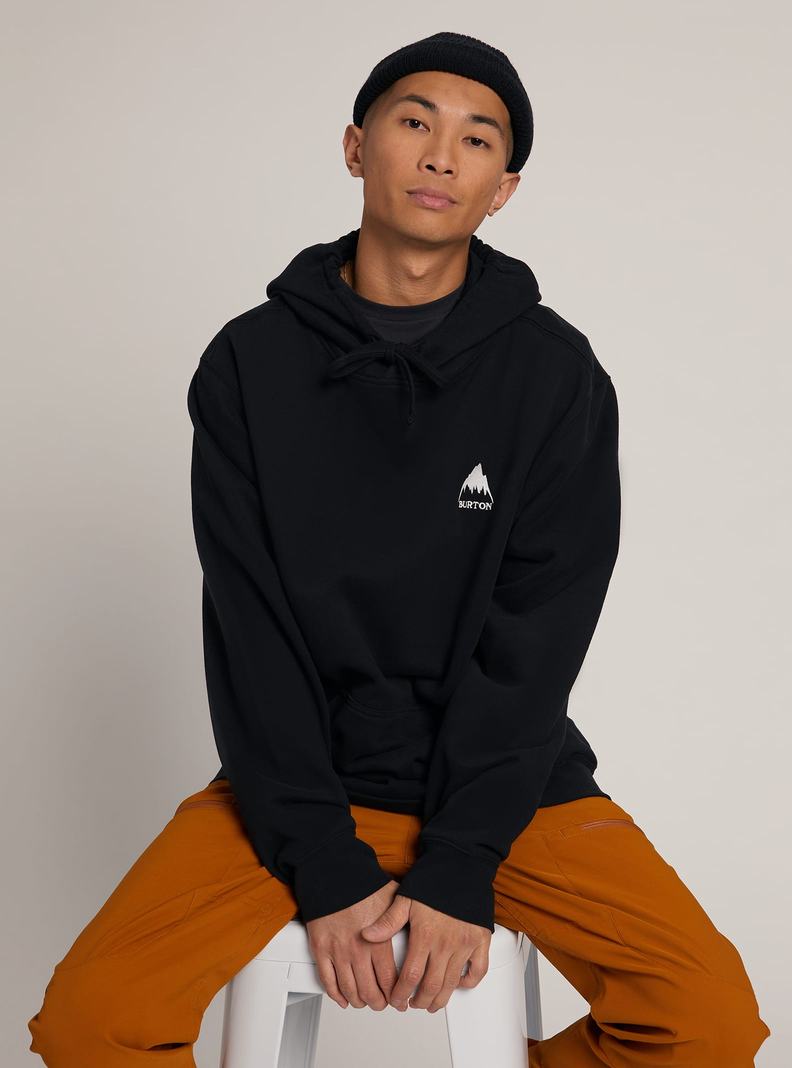 Sweat à capuche Burton Mountain Pullover Femme Noir | 937216-MNW