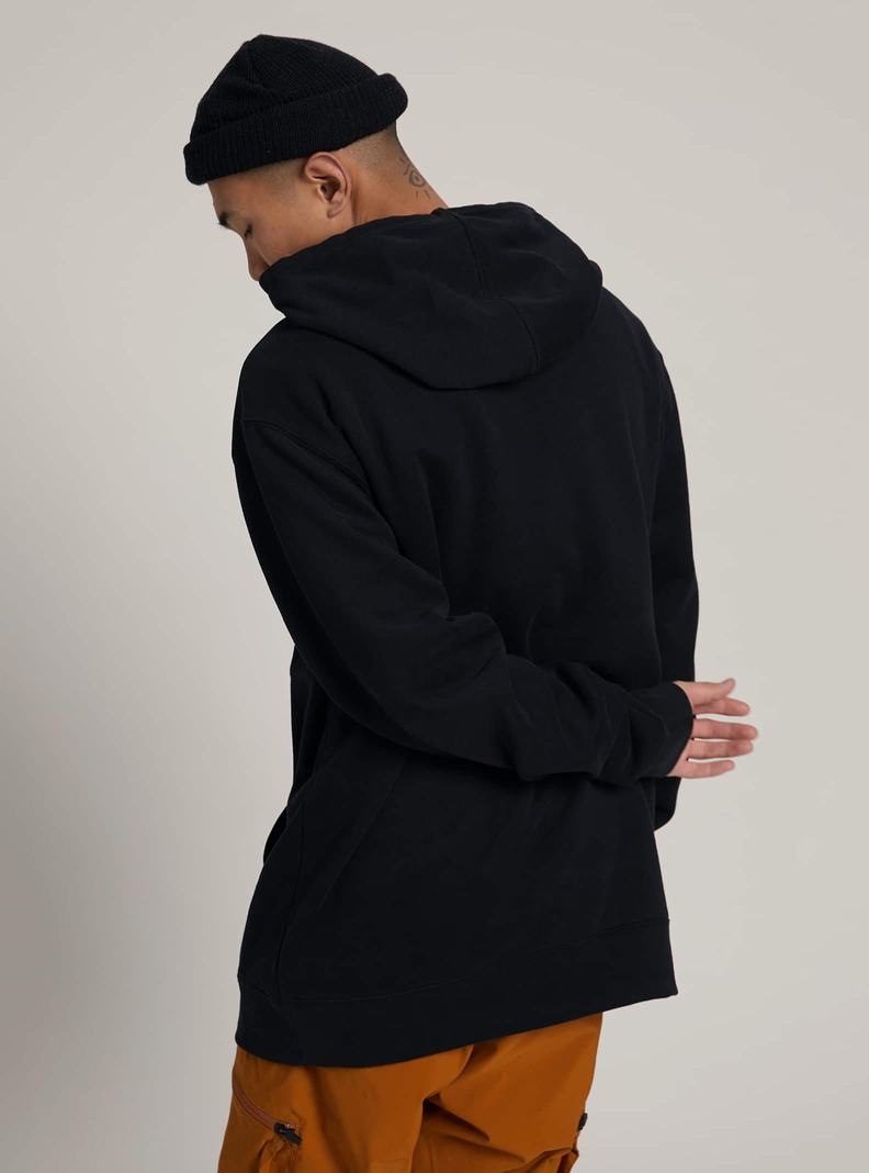 Sweat à capuche Burton Mountain Pullover Femme Noir | 937216-MNW