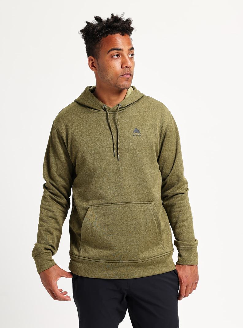 Sweat à capuche Burton Oak Pullover Homme Vert Olive | 189305-PDO