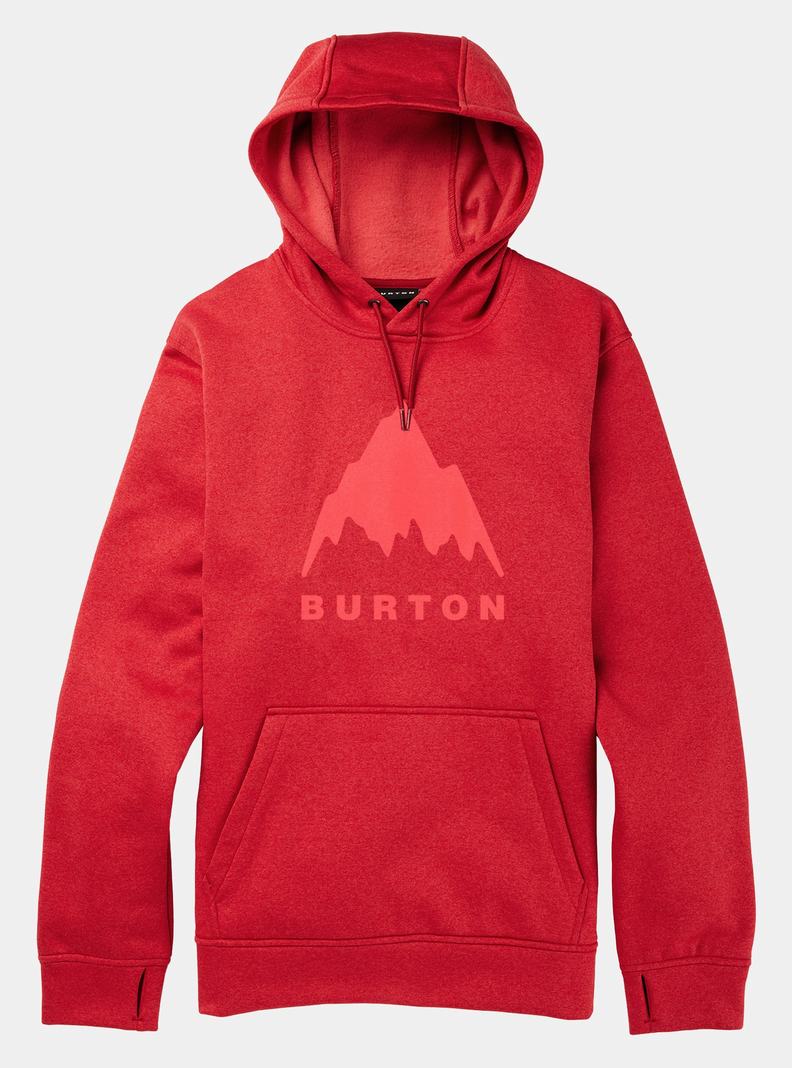 Sweat à capuche Burton Oak Pullover Homme Rouge | 248671-VSM