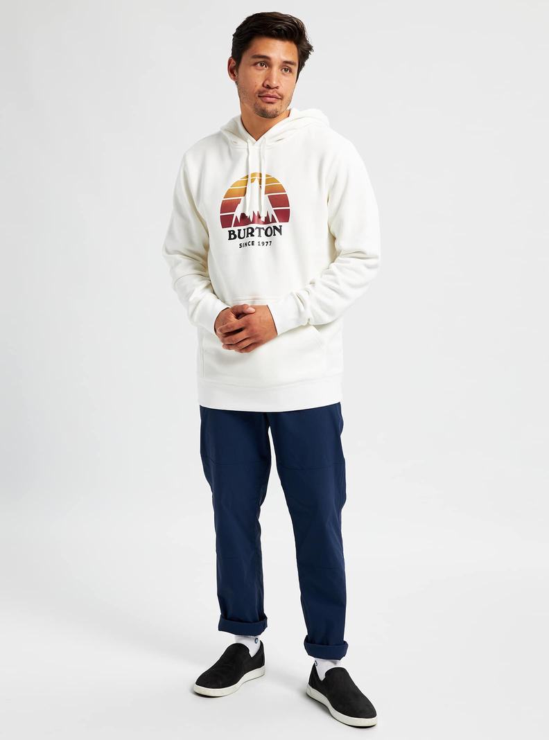 Sweat à capuche Burton Underhill Pullover Homme Blanche | 953017-WCQ