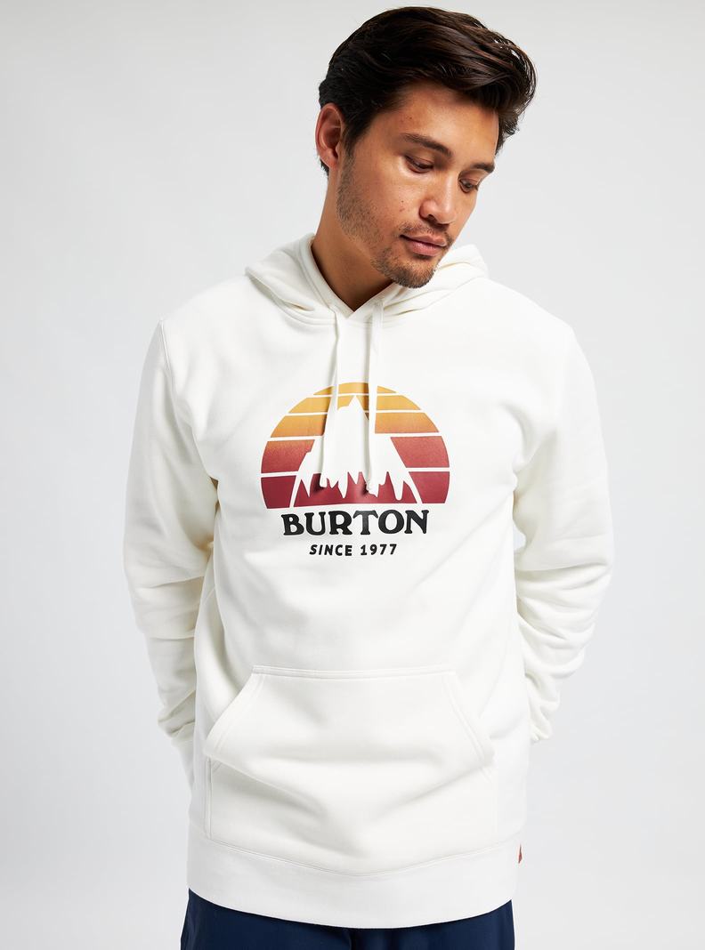 Sweat à capuche Burton Underhill Pullover Homme Blanche | 953017-WCQ