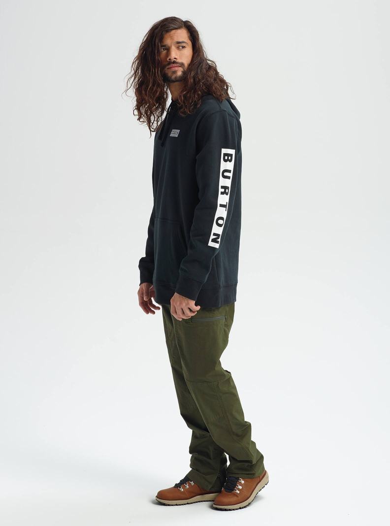 Sweat à capuche Burton Vault Pullover Homme Noir | 584316-ZMO