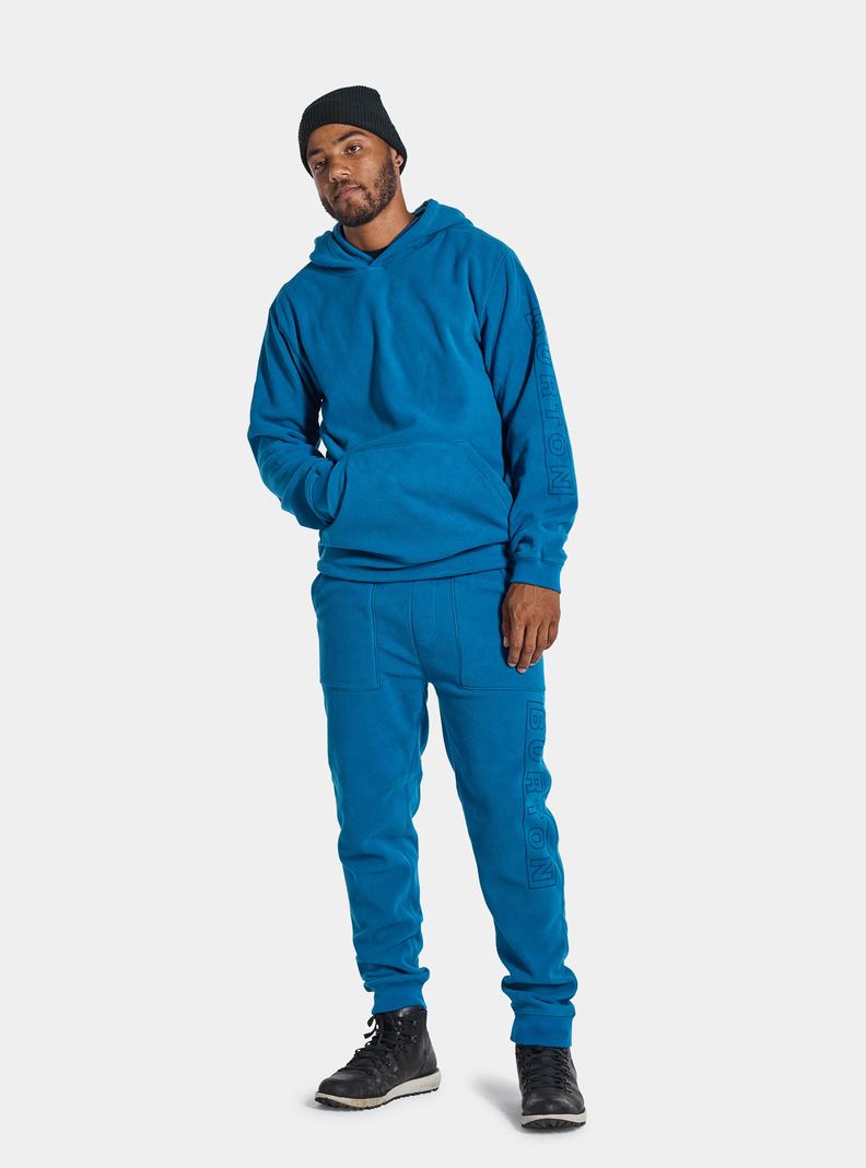 Sweat à capuche Burton Westmate Pullover Femme Bleu | 374825-MBZ