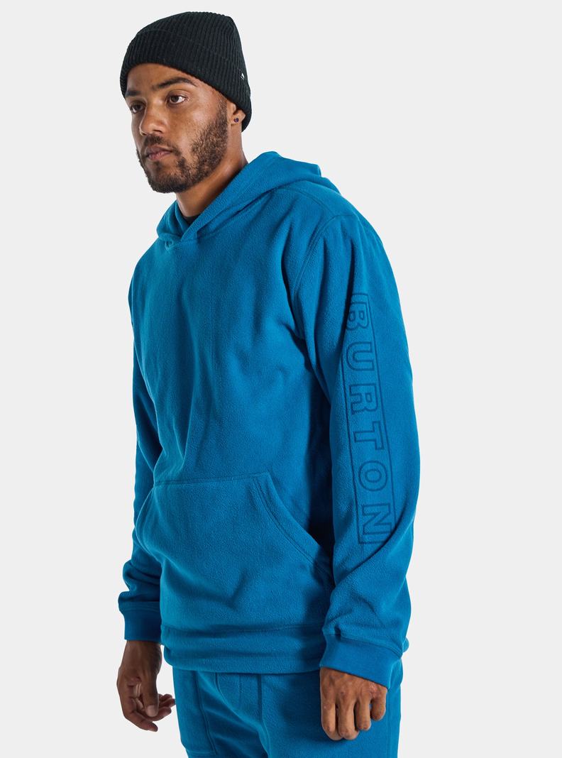 Sweat à capuche Burton Westmate Pullover Femme Bleu | 374825-MBZ