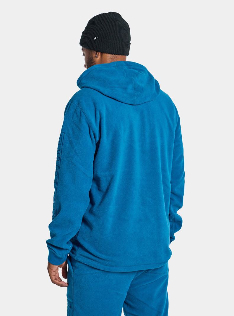 Sweat à capuche Burton Westmate Pullover Femme Bleu | 374825-MBZ