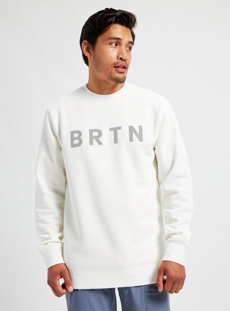 Sweats Burton BRTN Crew Femme Blanche | 528406-VNA