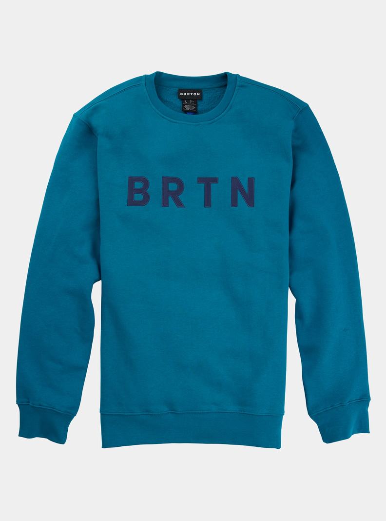 Sweats Burton BRTN Crew Homme Bleu | 851706-LYQ