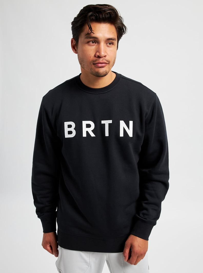 Sweats Burton BRTN Crew Homme Noir | 457123-LJM