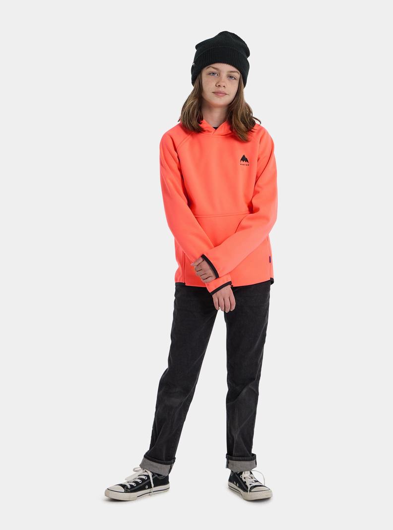 Sweats Burton Crown Weatherproof Pullover Fleece Enfant Orange | 216395-OMG