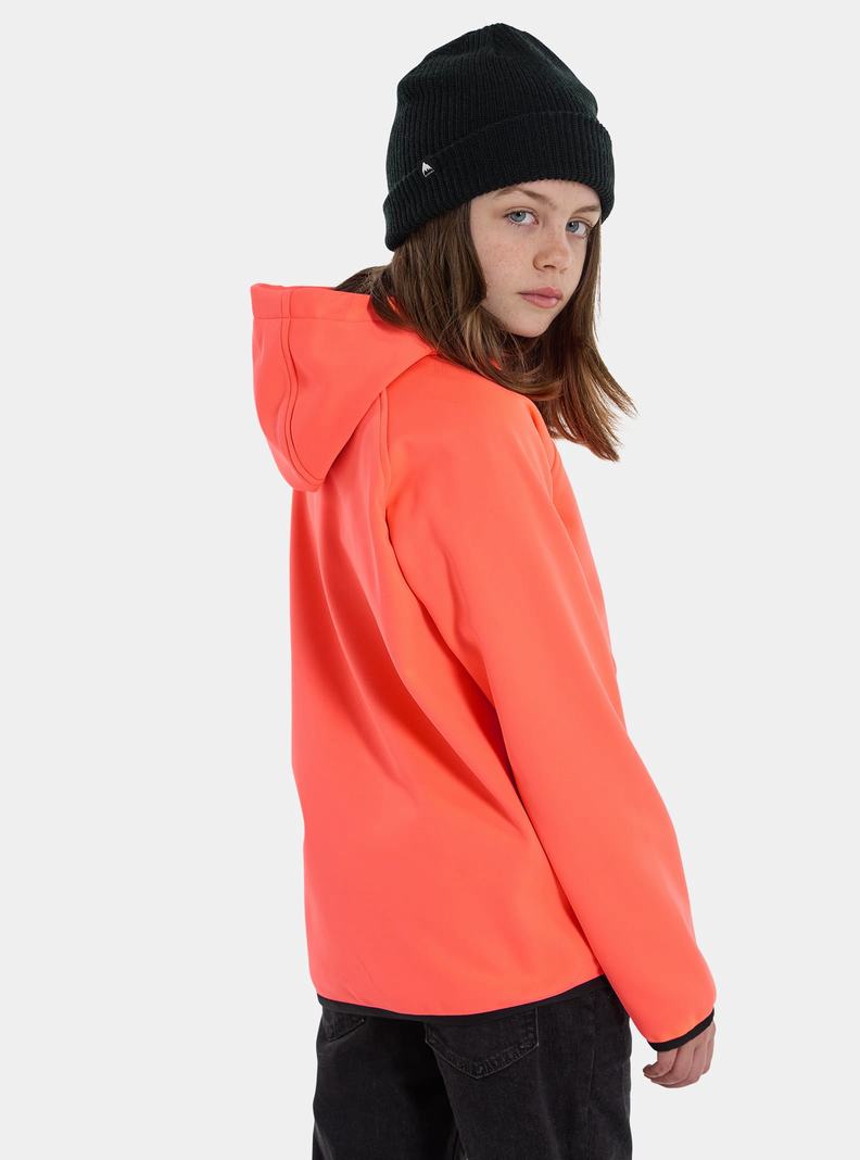 Sweats Burton Crown Weatherproof Pullover Fleece Enfant Orange | 216395-OMG