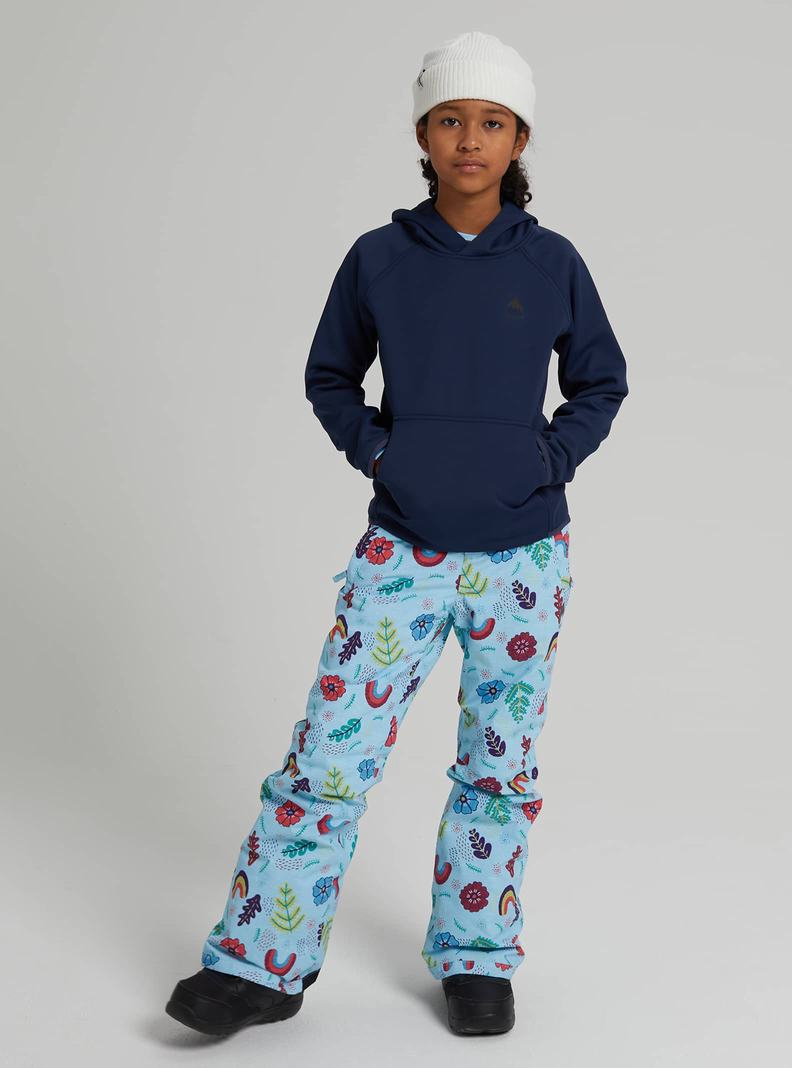 Sweats Burton Crown Weatherproof Pullover Fleece Enfant Bleu | 317296-DOX