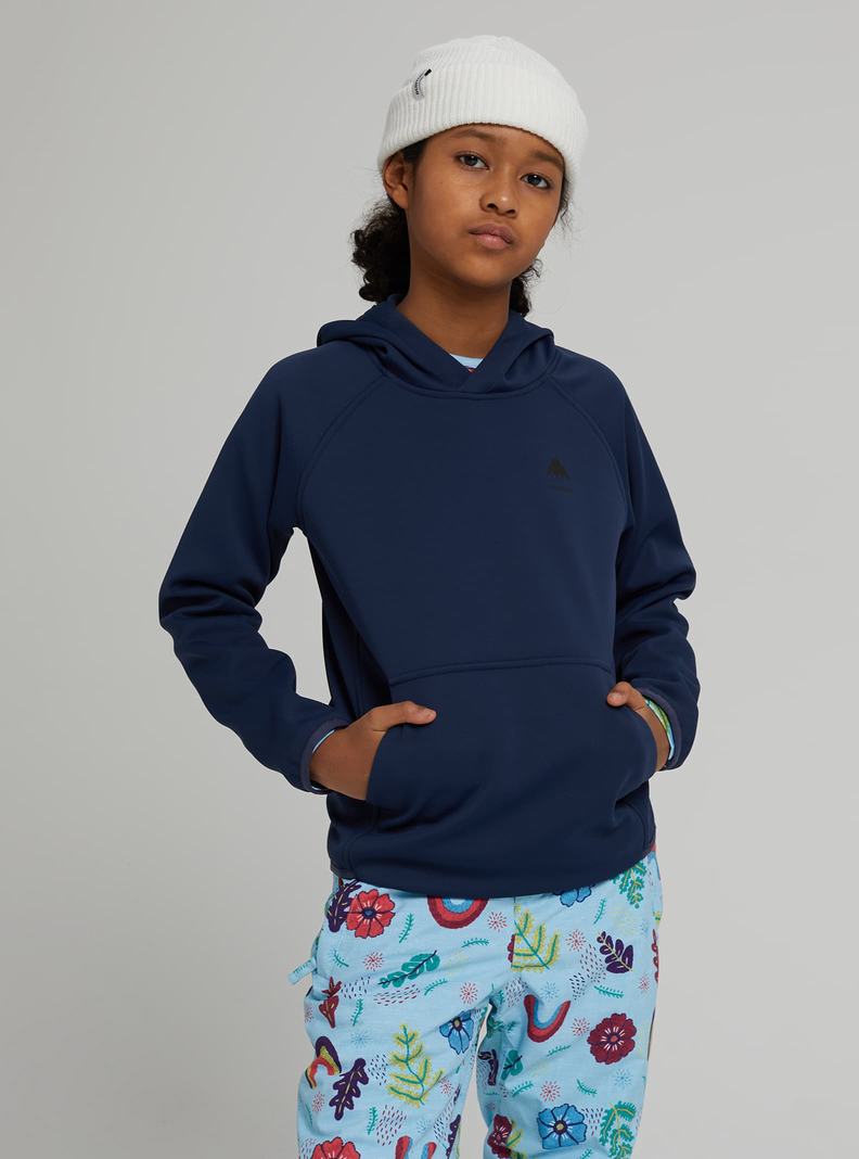 Sweats Burton Crown Weatherproof Pullover Fleece Enfant Bleu | 317296-DOX