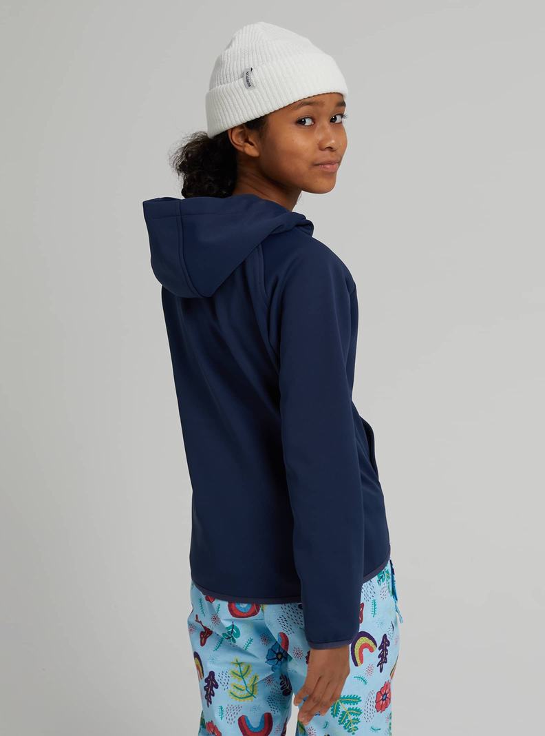 Sweats Burton Crown Weatherproof Pullover Fleece Enfant Bleu | 317296-DOX