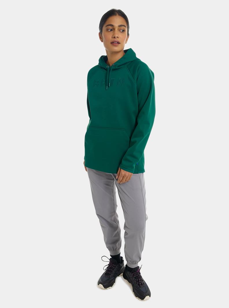 Sweats Burton Crown Weatherproof Pullover Fleece Femme Marron | 574689-MVA