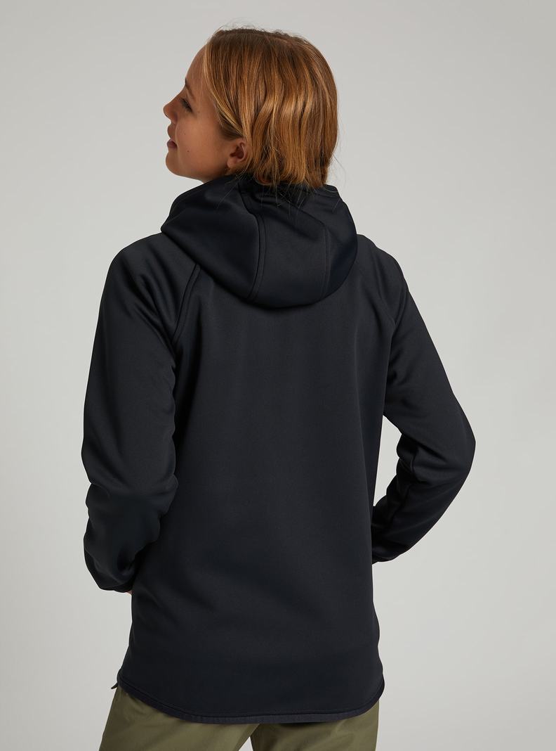Sweats Burton Crown Weatherproof Pullover Fleece Femme Noir | 806973-HVX