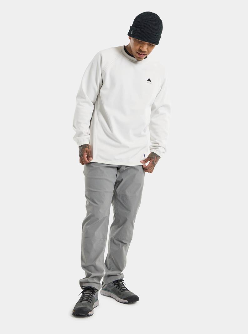 Sweats Burton Crown Weatherproof Pullover Crew Homme Blanche | 907463-NFY